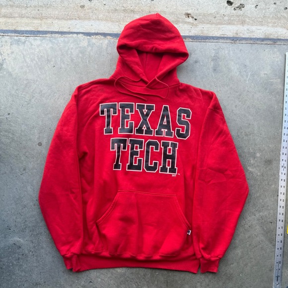 Russell Athletic Other - Vintage Russell Athletic Texas Tech Hoodie Red XL USA Collegiate Sweatshirt